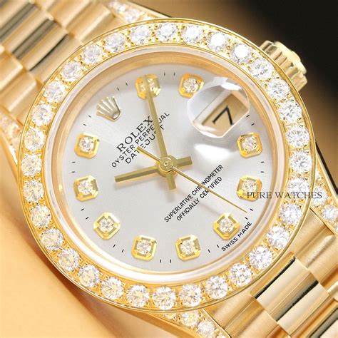 rolex gold watch women price|Rolex 18k gold watch price.